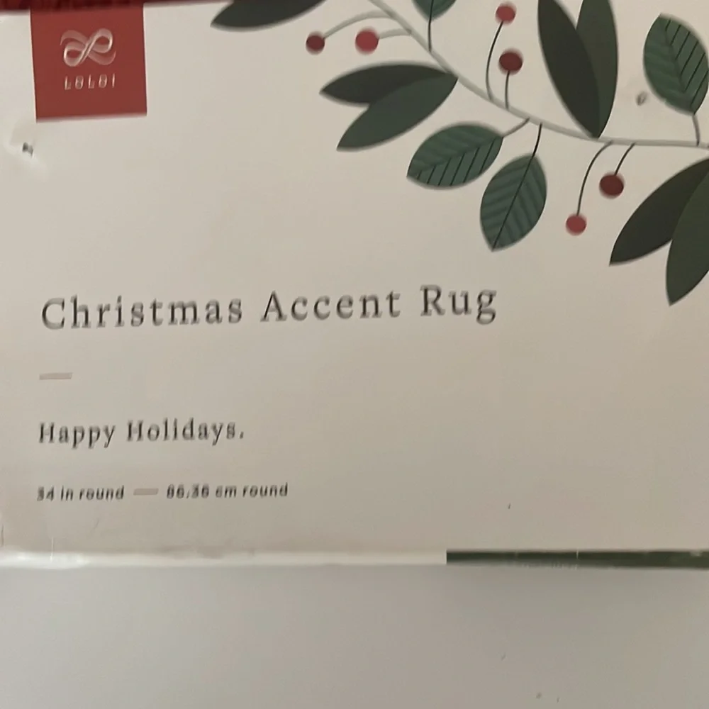 NWT Snowman and Snowwoman Winter Accent Rug